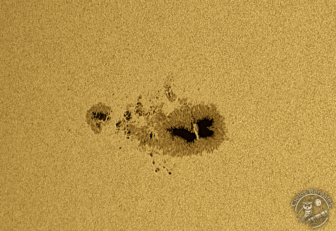 AR4079, la mayor mancha solar en 2025 AR4079, la mayor mancha solar en 2025