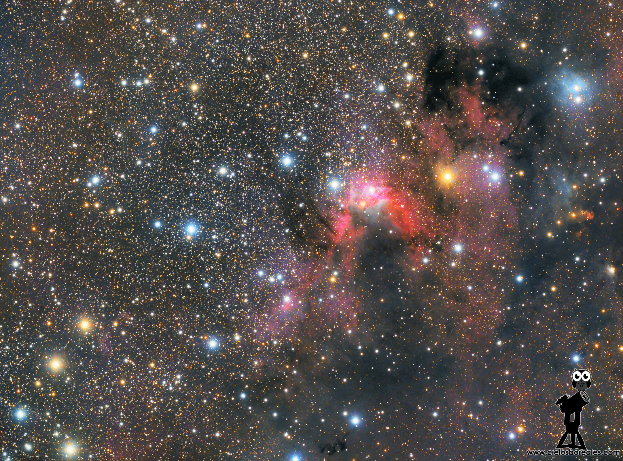 Sh2-155 Nebulosa de la Cueva