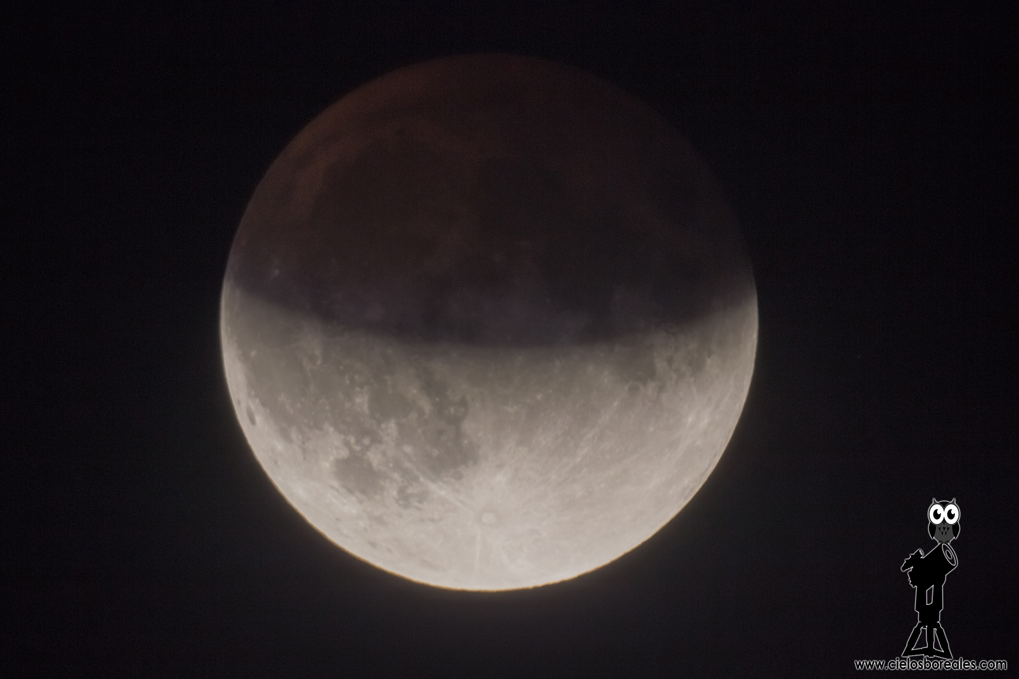 Eclipse parcial de Luna 2019