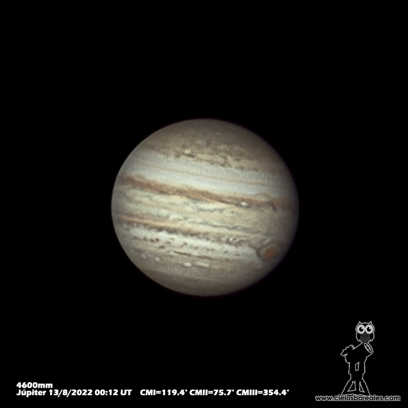 imagen de Júpiter con buen seeing