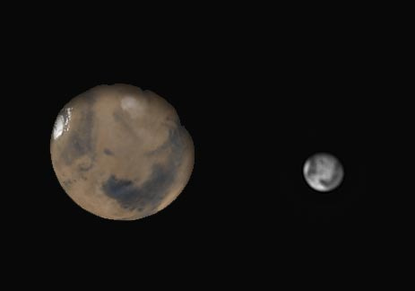Marte conjunción 2012