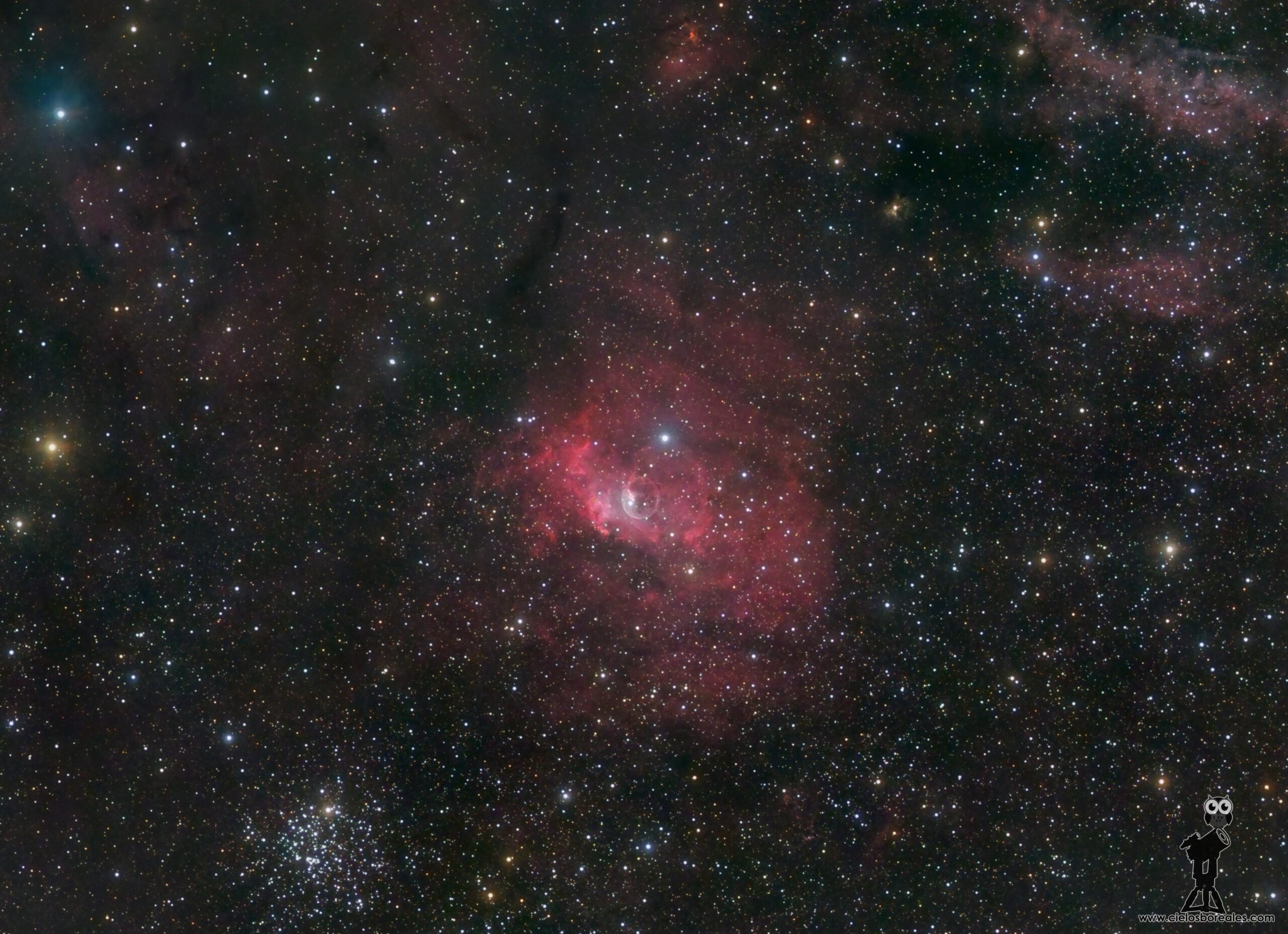 NGC7635, Nebulosa de la Burbuja