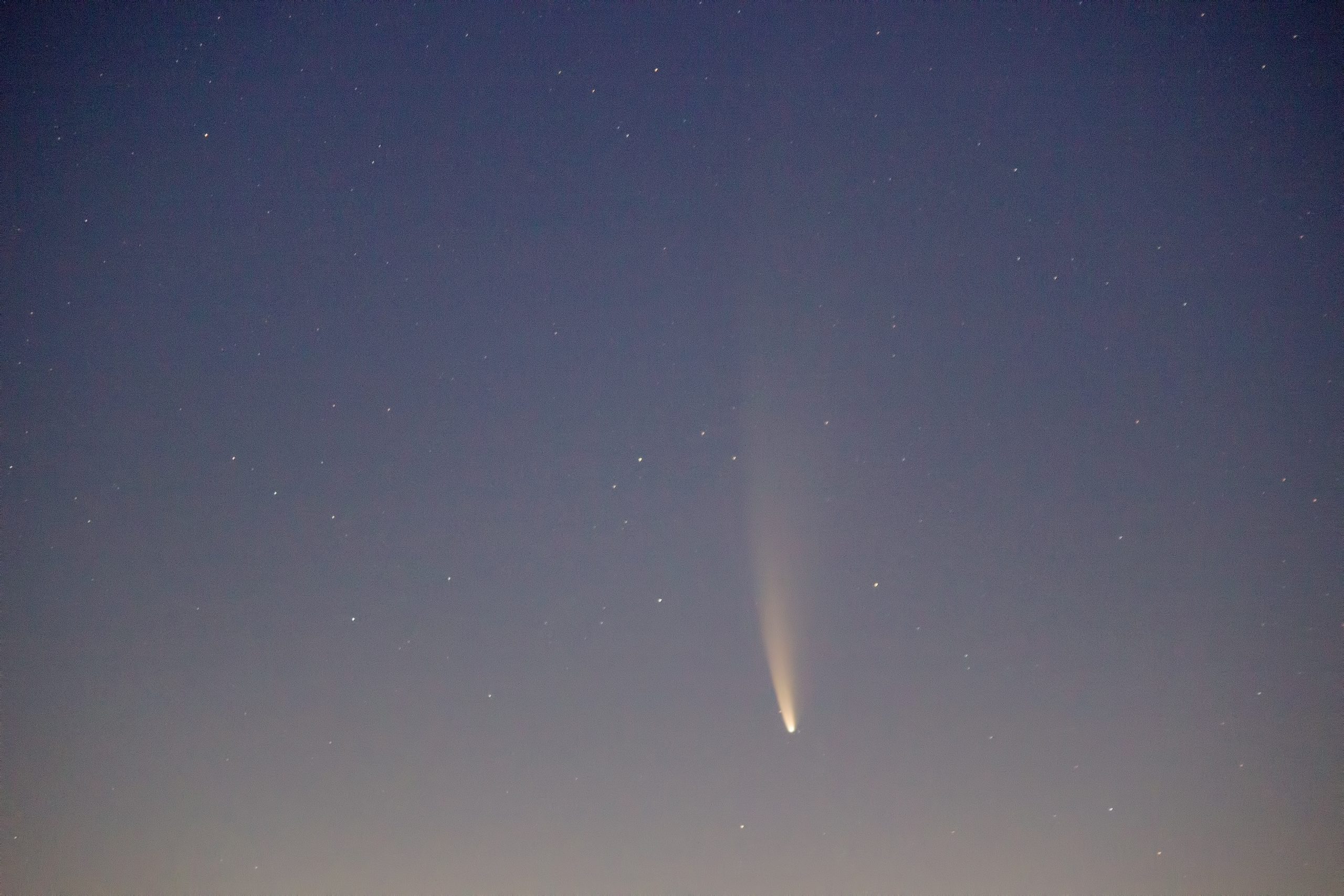 Cometa C/2020 F3 Neowise desde Calar Alto