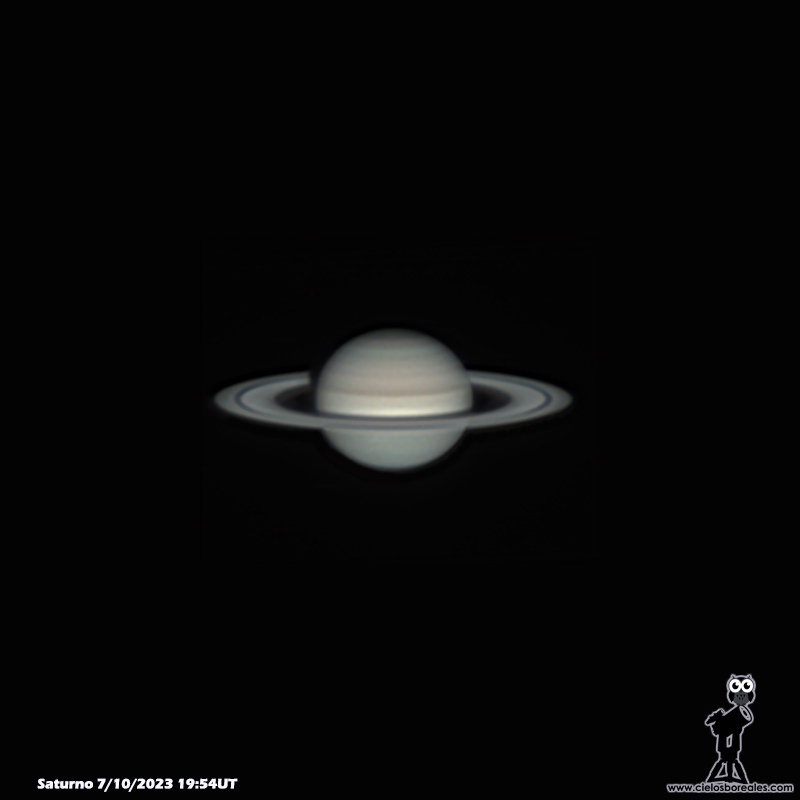 Saturno 7 de octubre de 2023