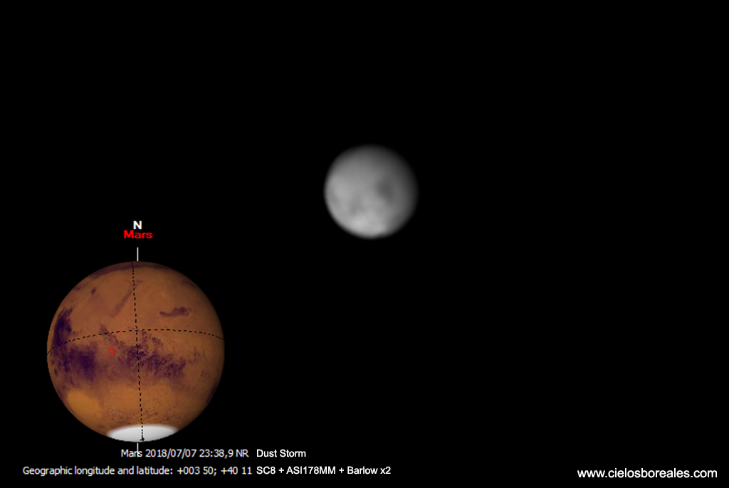 Tormenta global en Marte