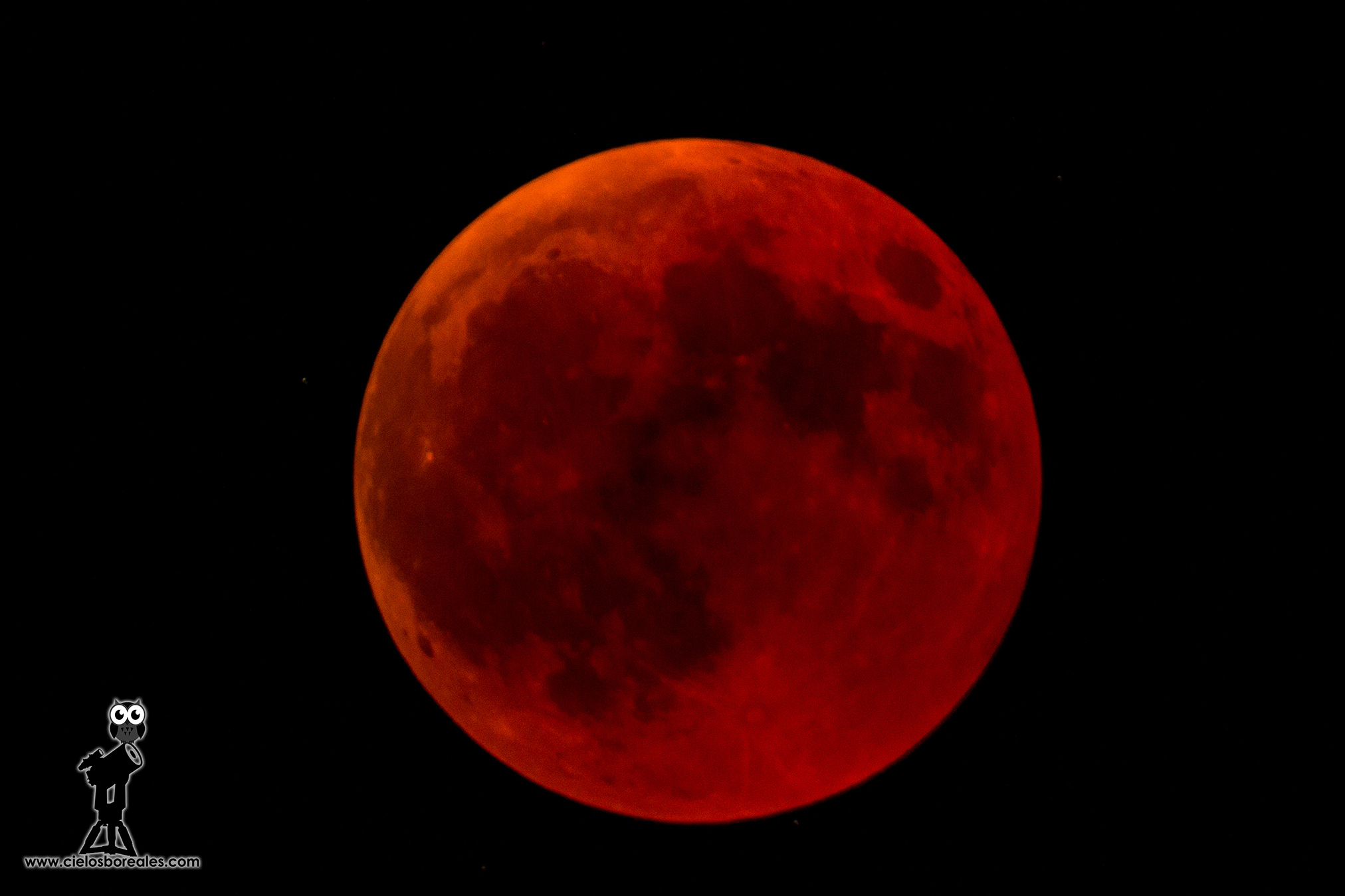 Totalidad del eclipse de Luna de 2018