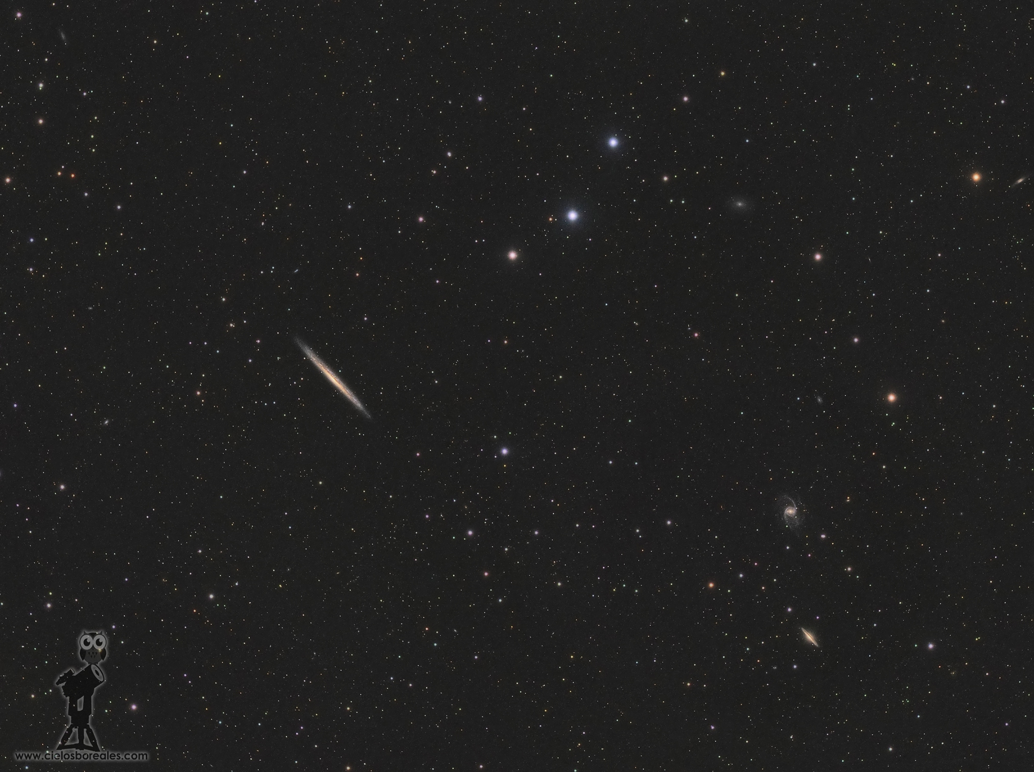 Galaxia NGC5907, la astilla