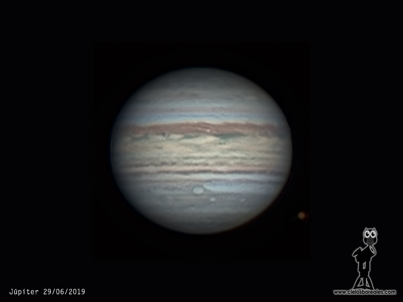 Júpiter y Ganimedes 29/06/2019