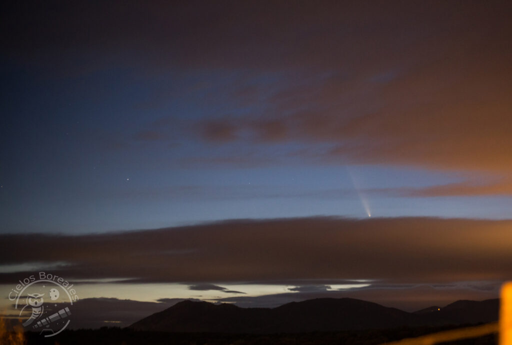 cometa c/2023 A3 Tsuchinshan - ATLAS desde Madrid