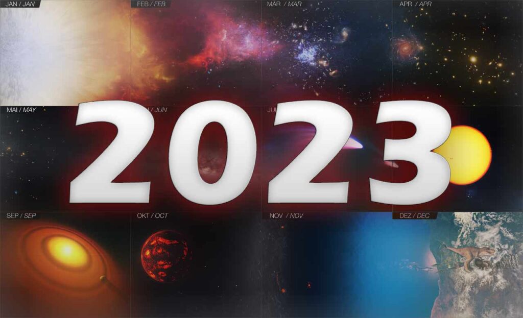 ¿Qué se puede ver en el cielo en 2023? calendario astronómico 2023