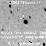 El cometa C/2021 A1 Leonard, visible a finales de 2021