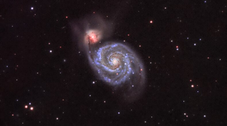 Galaxia M51 o "del remolino"