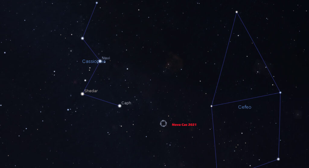 Nova en Casiopea novacas