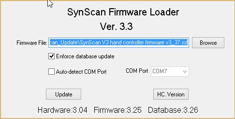 update firmware