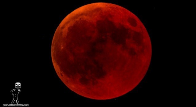 eclipse total de Luna. Luna de Sangre.