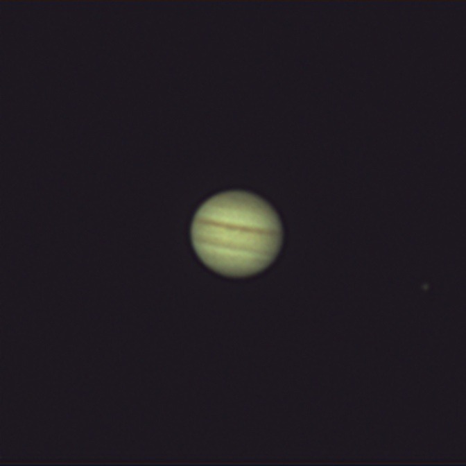 Júpiter a través del telescopio