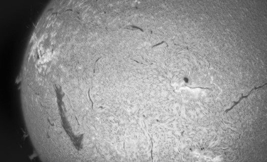 Imagen obtenida con un Heliostar 76